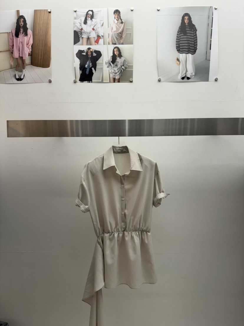 AMOOD東大門實拍女士新款職業25春夏推薦熱賣真品人氣連衣裙AMOOD連衣裙