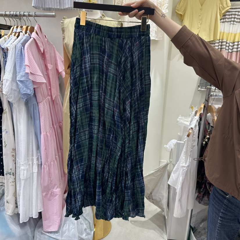 BIKINI韓國代購女士新品25春夏人氣推薦休閑真品熱賣職業長裙BIKINI長裙