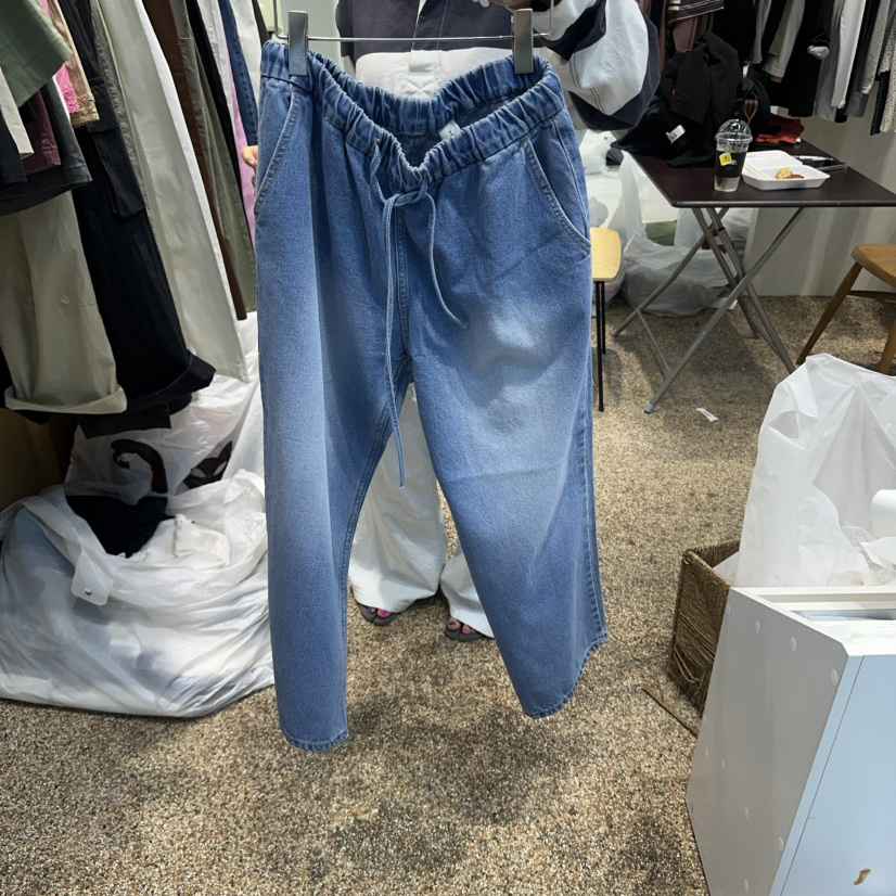 OTGEULY韓國直郵女裝新款25春夏休閑推薦人氣真品熱賣牛仔褲OTGEULY/衣架牌牛仔褲