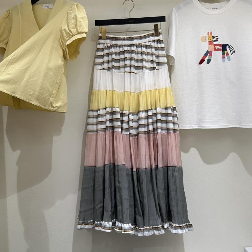 BIKINI韓國直郵女士新品職業熱賣人氣推薦時尚25春夏真品長裙BIKINI長裙