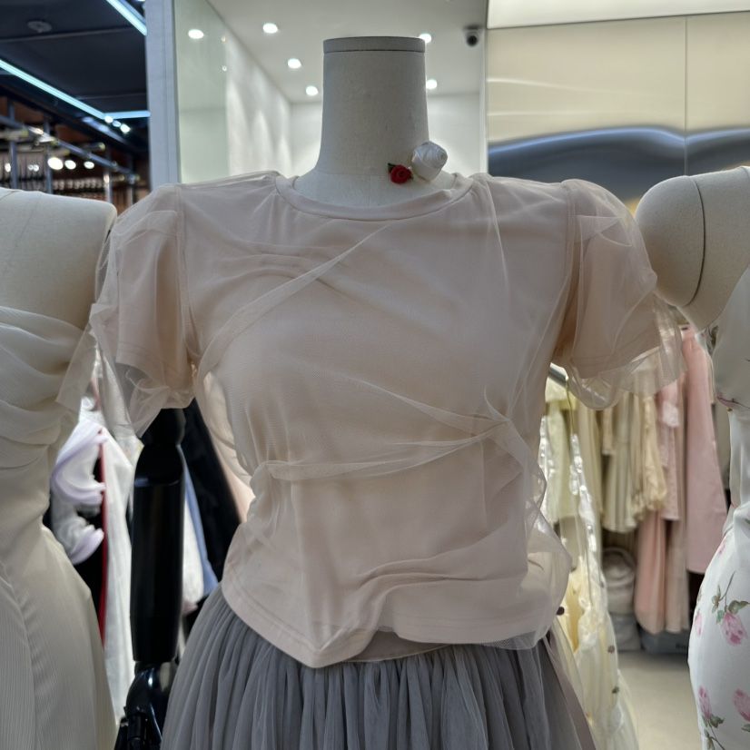 CHARLES THE SECOND韓國代購女裝新品推薦熱賣25春夏職業T恤CHARLES THE SECOND/CHEAP-CHICT恤