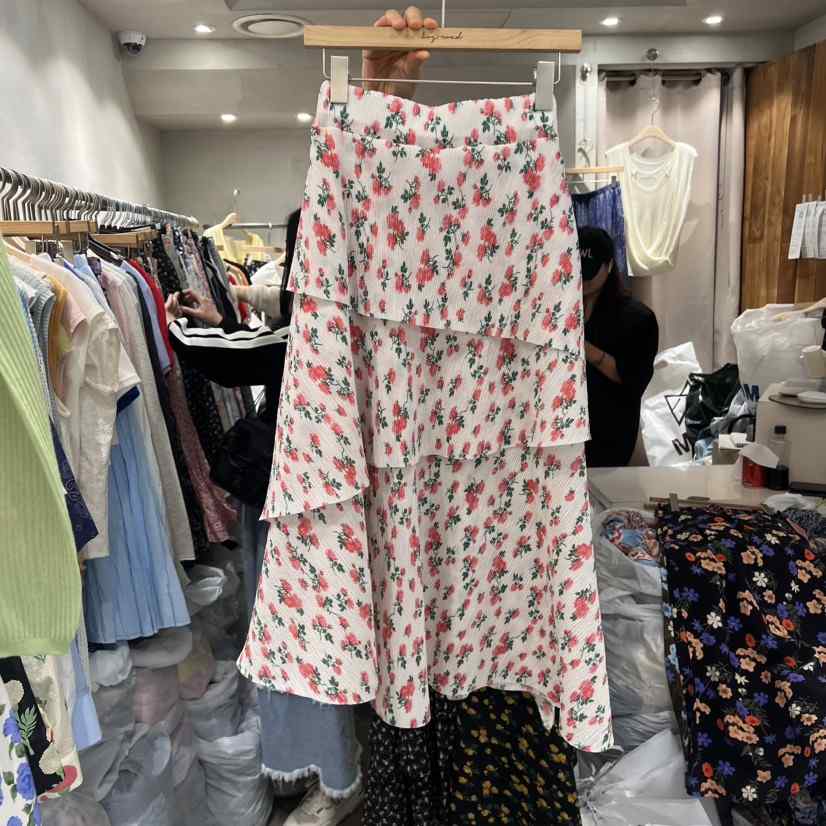 LOGROAD韓國代購女士新款職業人氣時尚休閑25春夏半身裙中短裙LOG ROAD半身裙/中短裙