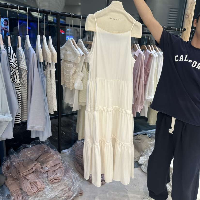 COPINER東大門實拍女士新品推薦熱賣職業時尚真品連衣裙長款COPINER連衣裙