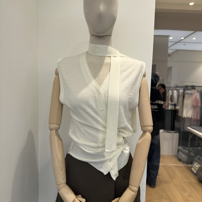 aube nunt韓國代購女裝新款真品熱賣25春夏吊帶背心含脖帶aube nunt吊帶/背心