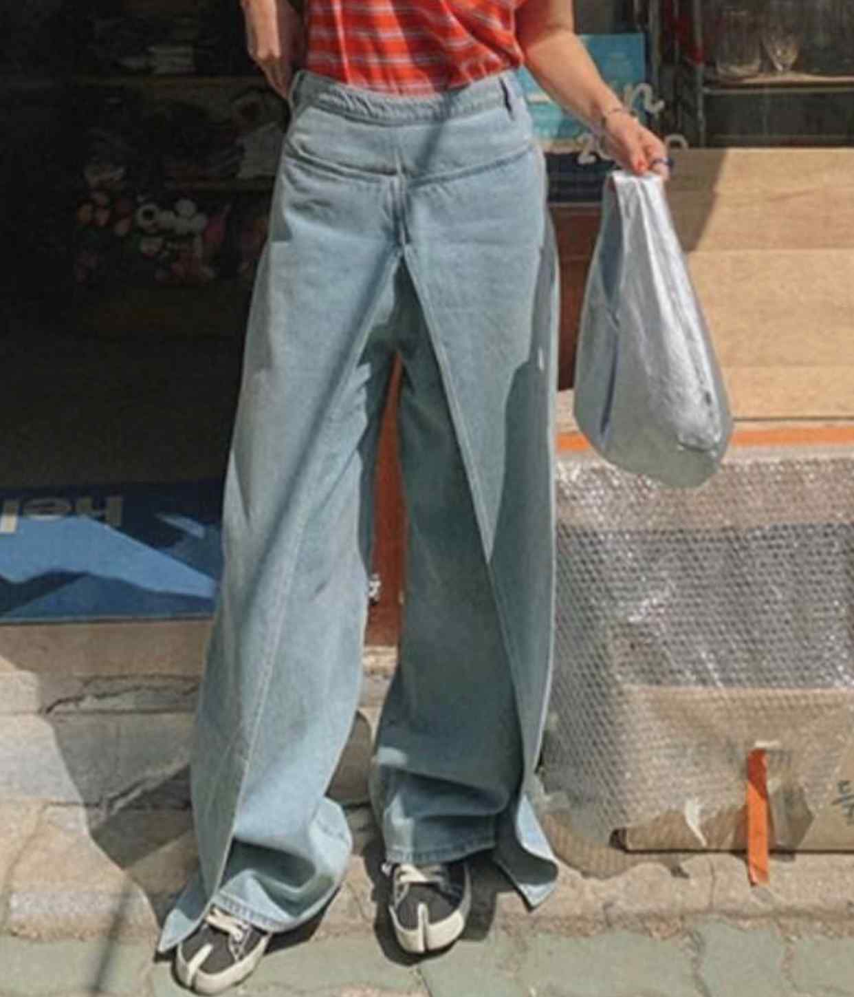 DEBELL東大門實拍女士新品人氣熱賣時尚推薦真品職業牛仔褲DEBELL牛仔褲