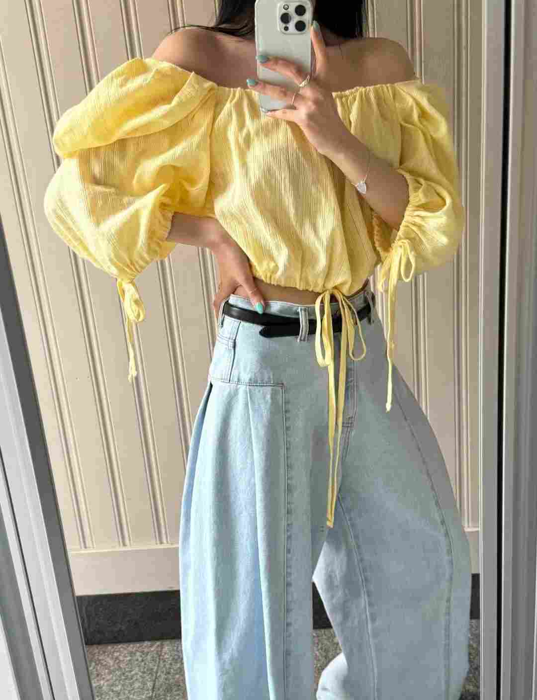 NADA東大門實拍女士新款時尚真品推薦休閑25春夏襯衫蕾絲衫NADA襯衫/蕾絲衫