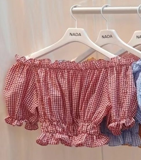 NADA東大門實拍女士新款熱賣25春夏職業時尚人氣襯衫蕾絲衫NADA襯衫/蕾絲衫