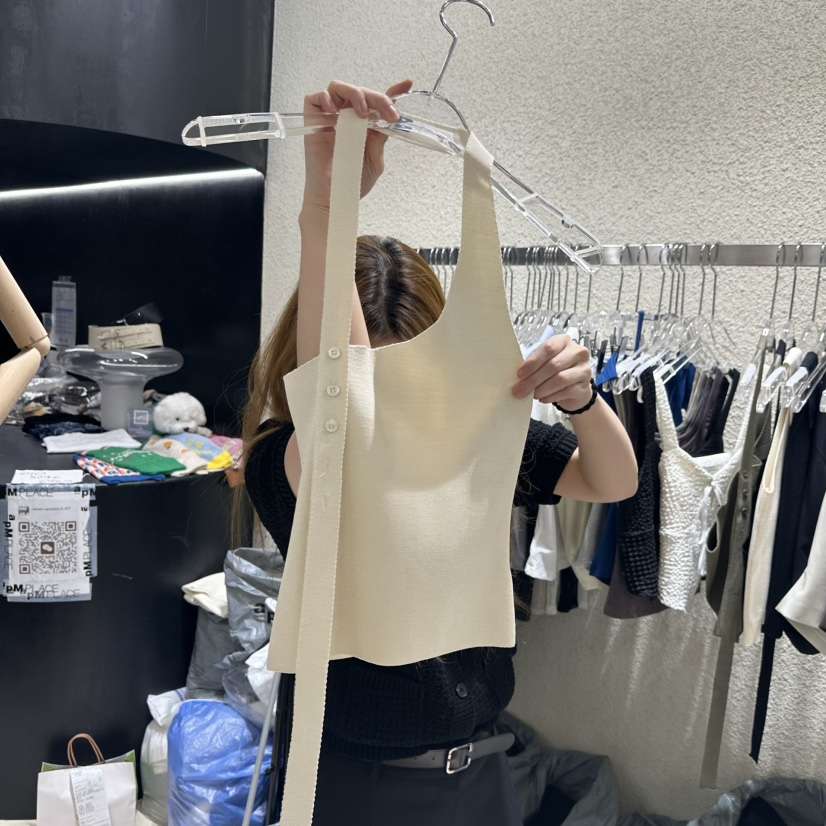 LESSEN東大門實拍女裝新款休閑推薦25春夏職業人氣吊帶背心LESSEN吊帶/背心