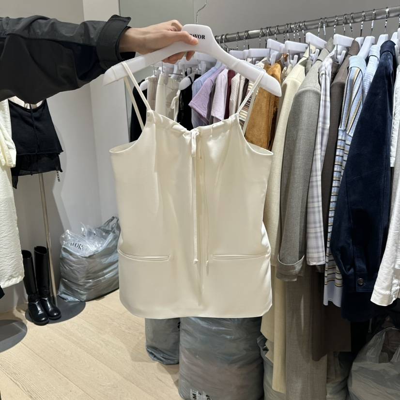 FAVOR-P東大門代購女裝新品時尚25春夏職業休閑真品吊帶背心FAVOR吊帶/背心