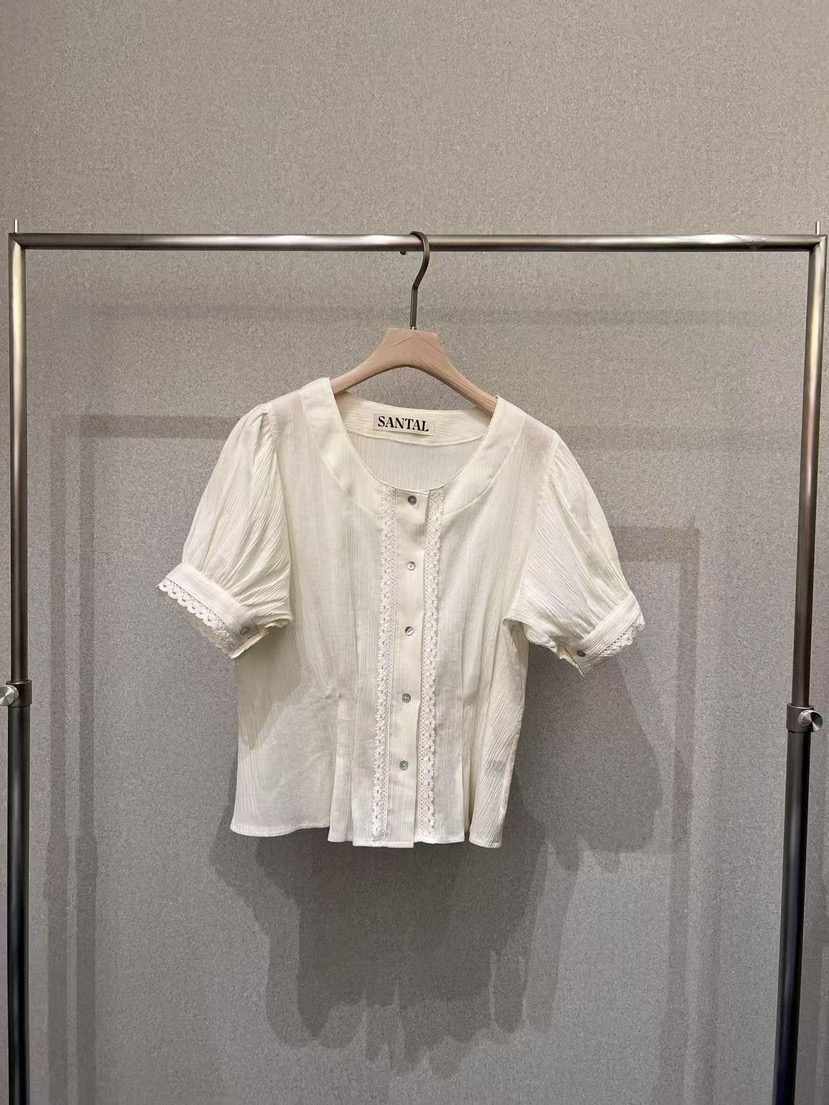 SANTAL東大門直郵女裝新款職業熱賣休閑真品人氣襯衫蕾絲衫SANTAL襯衫/蕾絲衫