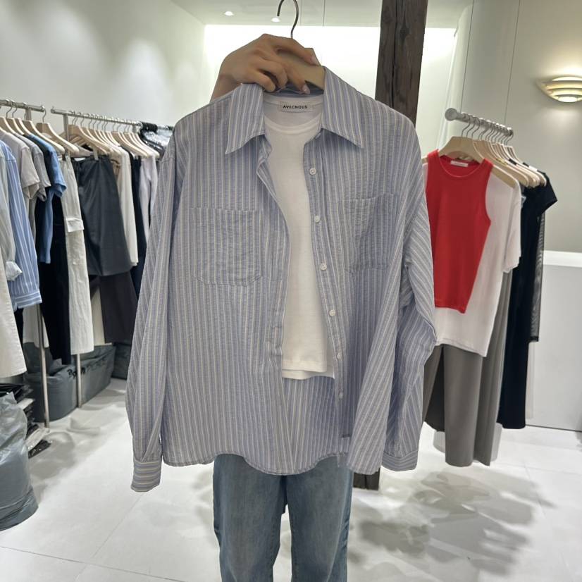 AVECNOUS東大門直郵女士新品熱賣人氣職業時尚休閑襯衫蕾絲衫AVECNOUS襯衫/蕾絲衫
