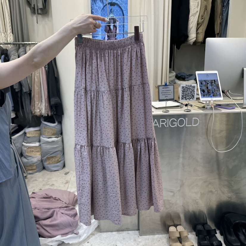 MARIGOLD東大門實拍女士新品時尚休閑真品職業熱賣25春夏長裙MARIGOLD長裙
