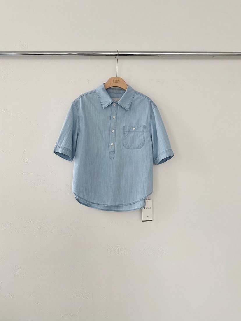 2ND GATE東大門直郵女士新品推薦熱賣襯衫蕾絲衫水洗牛仔布2ND GATE襯衫/蕾絲衫