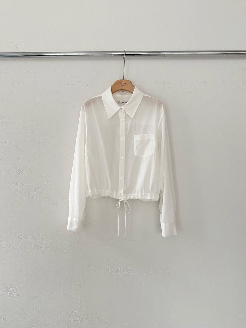 2ND GATE東大門代購女裝新品熱賣推薦職業襯衫蕾絲衫亞麻布2ND GATE襯衫/蕾絲衫