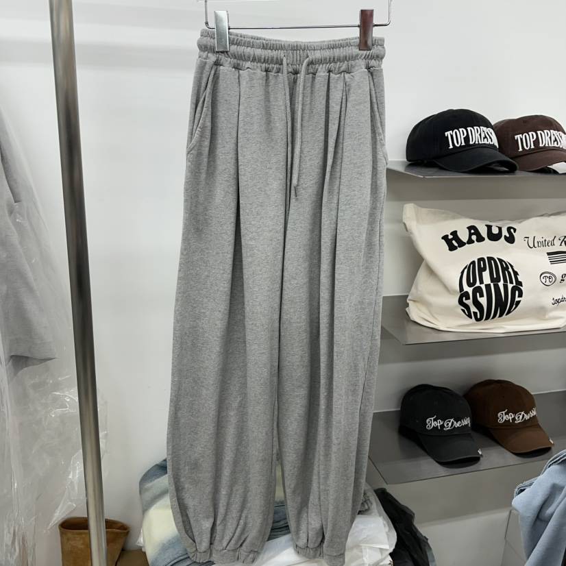 TOPDRESSING東大門代購女士新款25春夏人氣真品推薦休閑褲復古TOPDRESSING休閑褲
