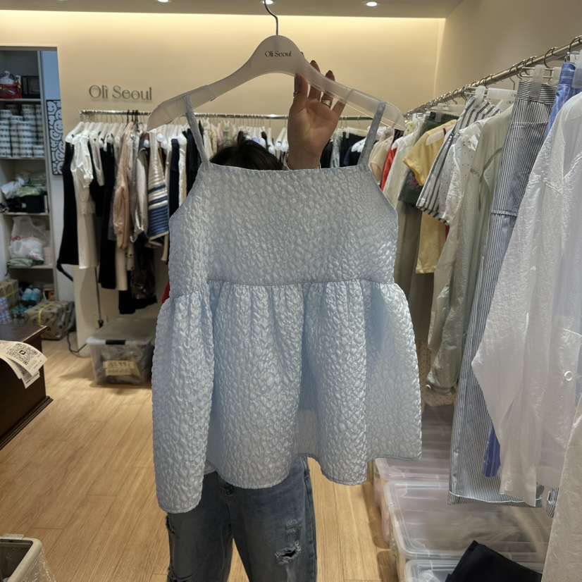 OLI SEOUL東大門代購女士新品真品25春夏推薦休閑吊帶背心OLI SEOUL吊帶/背心