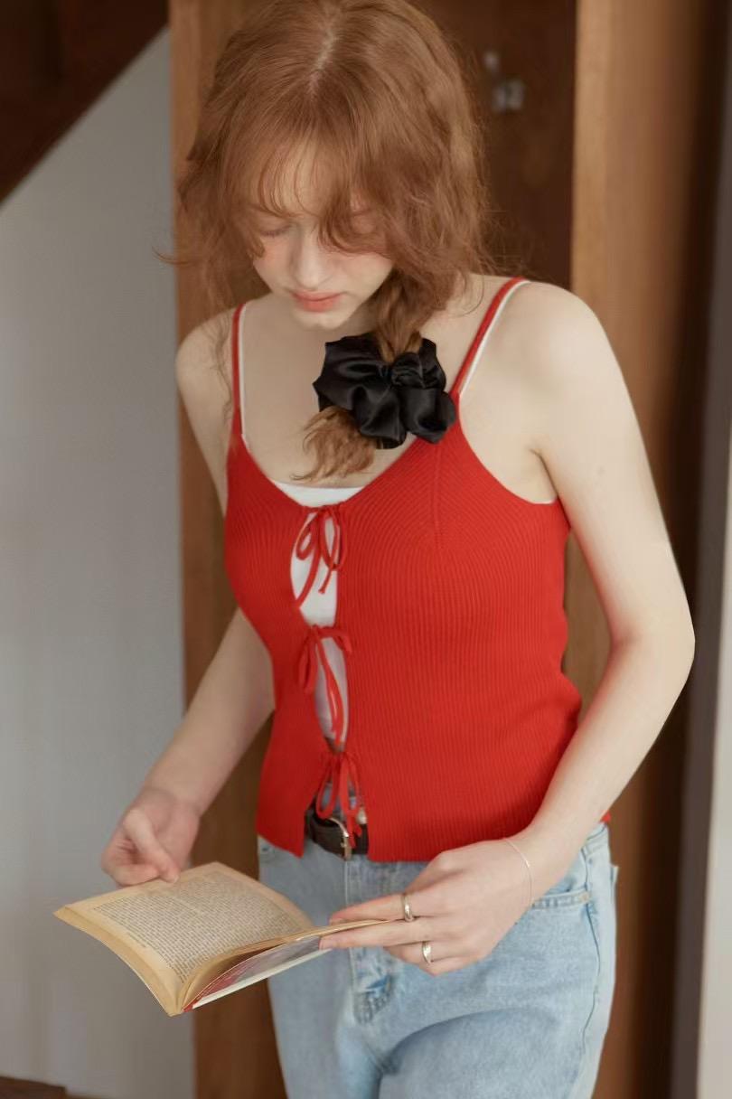 PLATFORM東大門實拍女士新款職業真品休閑推薦25春夏吊帶背心OPENRUN吊帶/背心