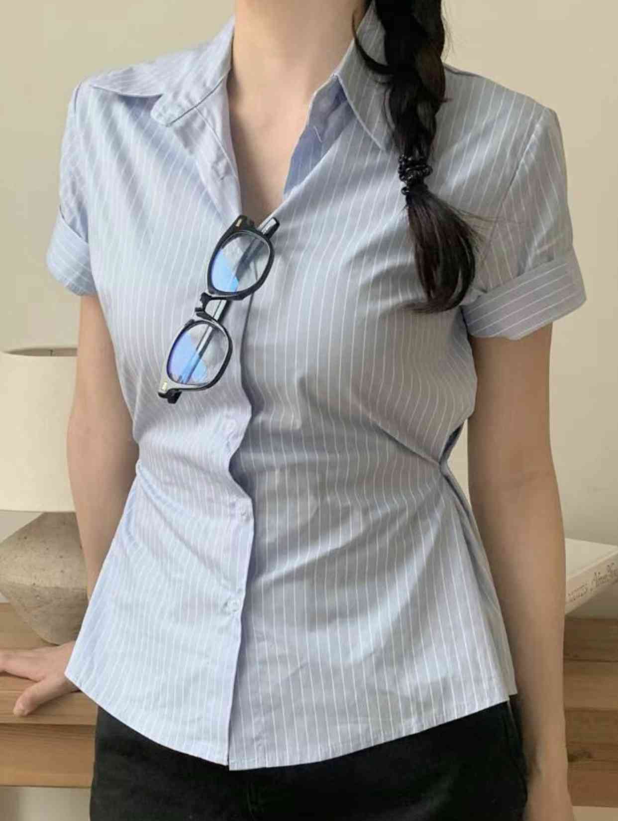JAYDOC韓國直郵女裝新品人氣真品時尚熱賣25春夏襯衫蕾絲衫JAYDOC襯衫/蕾絲衫