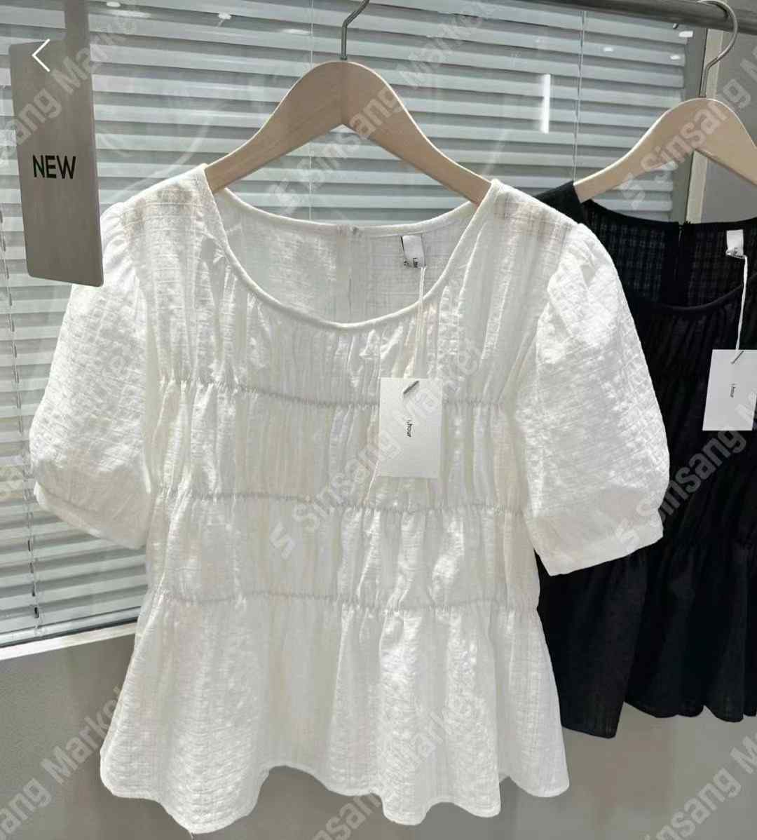 I_HOUR韓國㊣直郵東大門代購女裝新品推薦休閑人氣襯衫蕾絲衫i hour襯衫/蕾絲衫