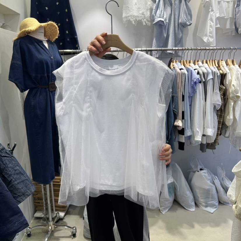 2MORROW東大門代購女裝新款推薦真品25春夏職業休閑吊帶背心2MORROW吊帶/背心