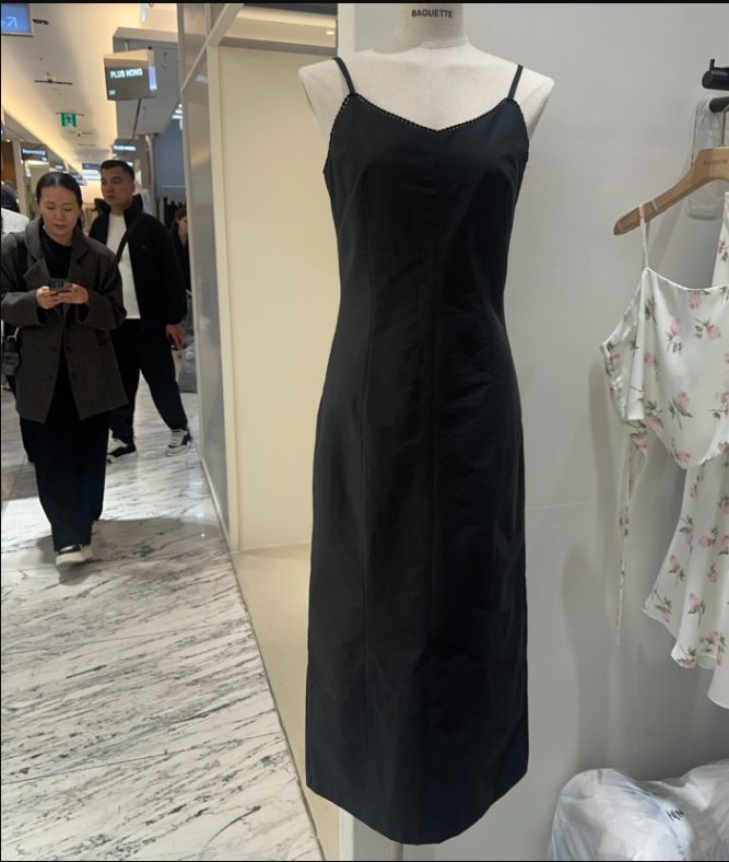 BAGUETTE韓國代購女士新款熱賣25春夏真品休閑推薦人氣連衣裙BAGUETTE連衣裙