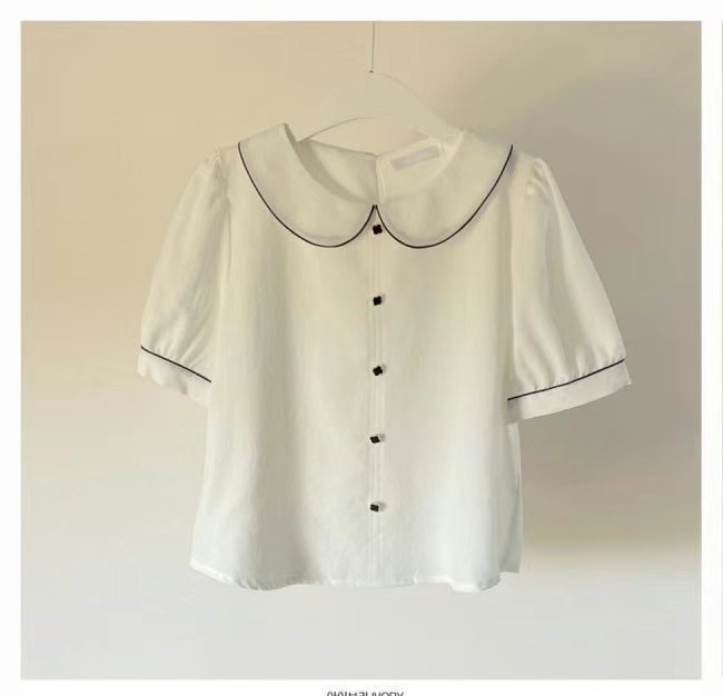 OLIVIA韓國㊣直郵東大門代購女裝新款25春夏熱賣襯衫蕾絲衫OLIVIA襯衫/蕾絲衫