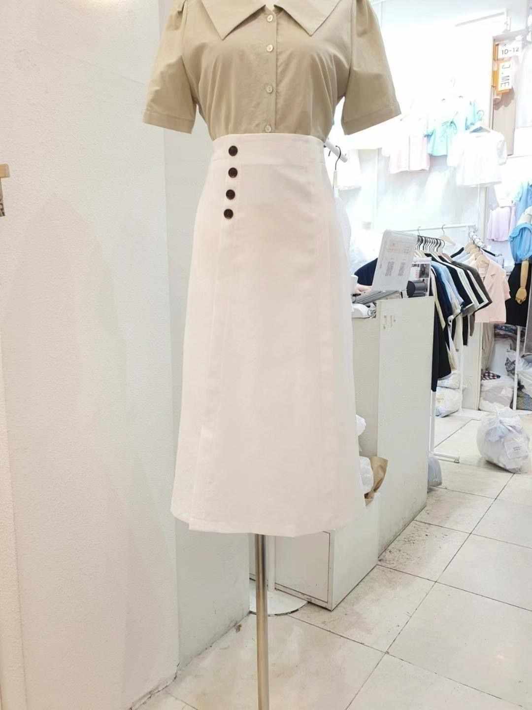 OLIVIA韓國㊣直郵東大門代購女裝新品時尚休閑25春夏熱賣長裙OLIVIA長裙
