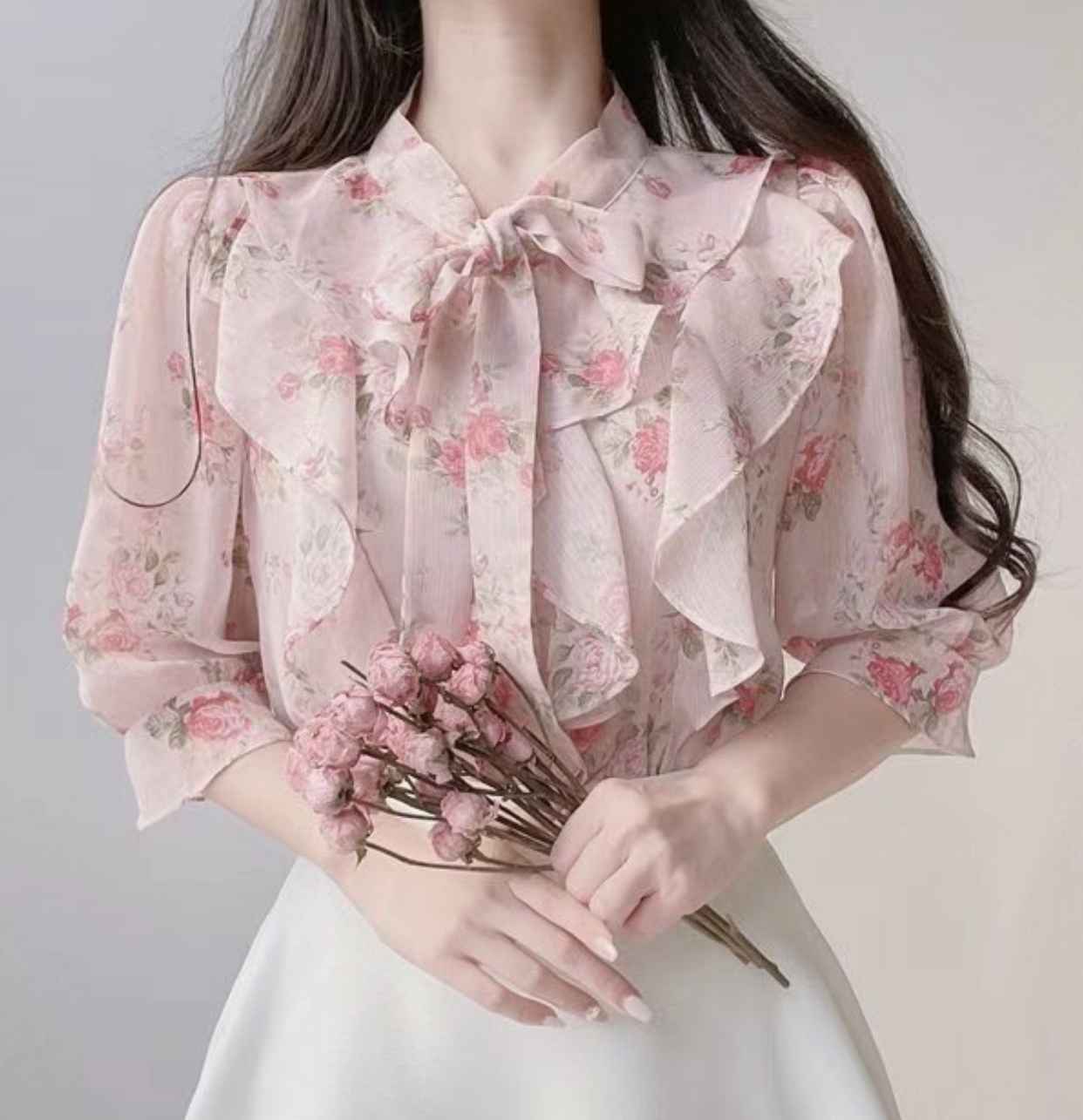 OLIVIA韓國㊣直郵東大門代購女裝新款25春夏人氣襯衫蕾絲衫OLIVIA襯衫/蕾絲衫