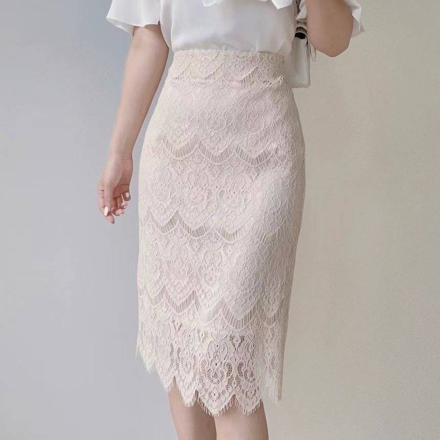 OLIVIA韓國直郵㊣東大門實拍女裝新品人氣半身裙中短裙蕾絲OLIVIA半身裙/中短裙