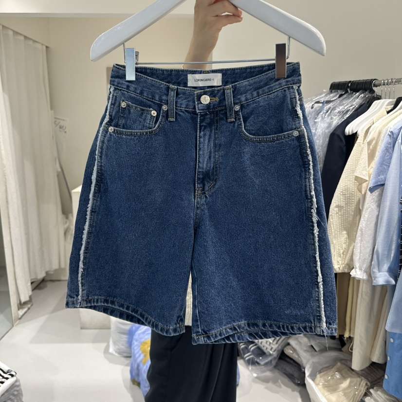 LORING RE I韓國直郵㊣女裝新品熱賣時尚休閑推薦短褲流蘇LORING RE-I/BARE短褲
