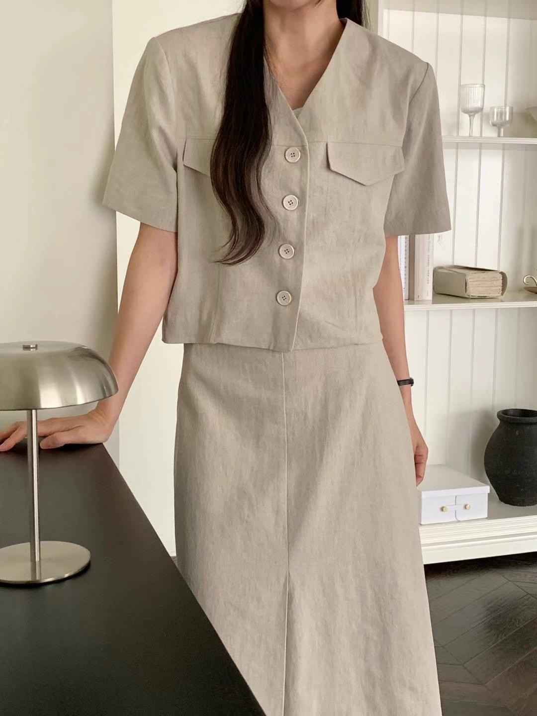 MUTE韓國代購女士新品人氣職業休閑時尚25春夏熱賣真品夾克MUTE-ot夾克