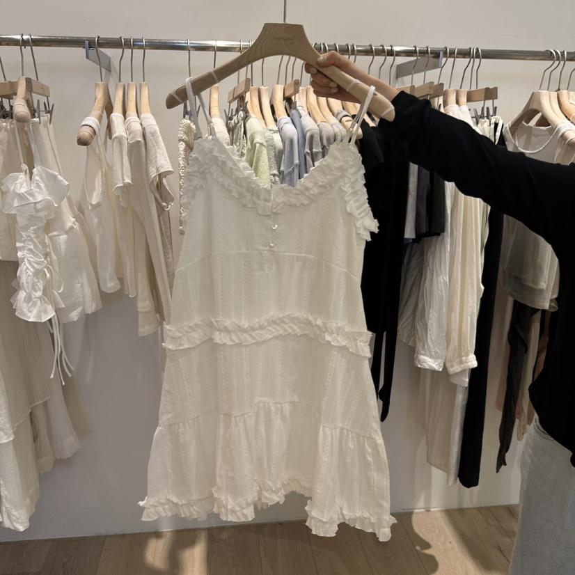 VEGETABLE東大門代購女士新品25春夏熱賣職業真品時尚連衣裙VEGETABLE連衣裙