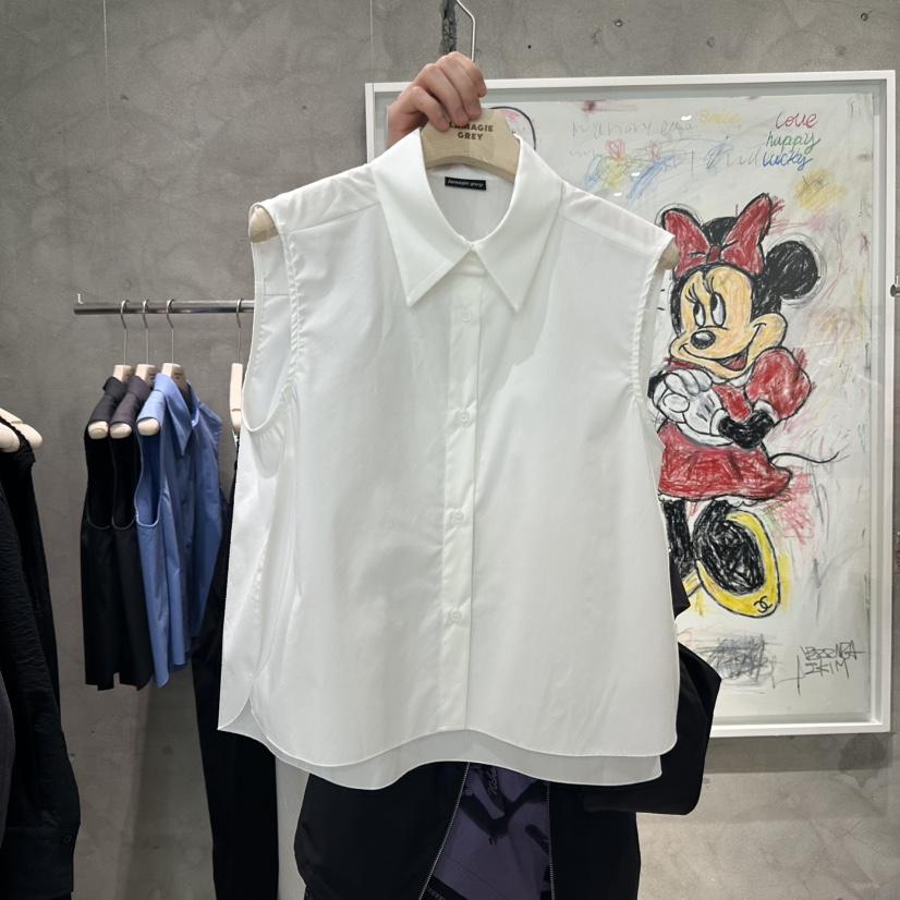 LAMAGIEPIE直郵韓國代購㊣女裝新品時尚熱賣推薦25春夏馬甲LAMAGIE GREY馬甲