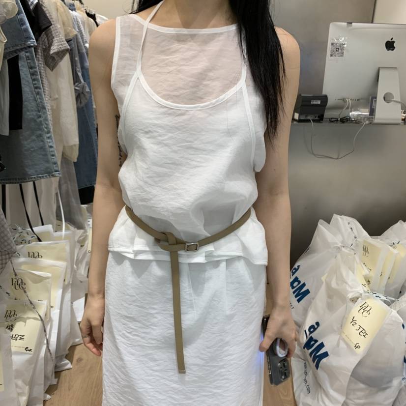 MEET ME韓國㊣直郵東大門代購女裝新款休閑時尚套裝不含腰帶MEET ME套裝