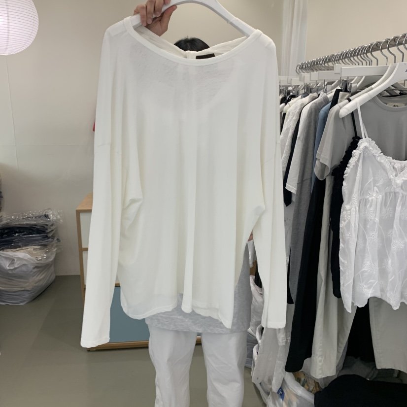 ARE韓國㊣直郵東大門代購女裝新品人氣休閑25春夏推薦長袖T恤ARE YOU/ARE長袖T恤