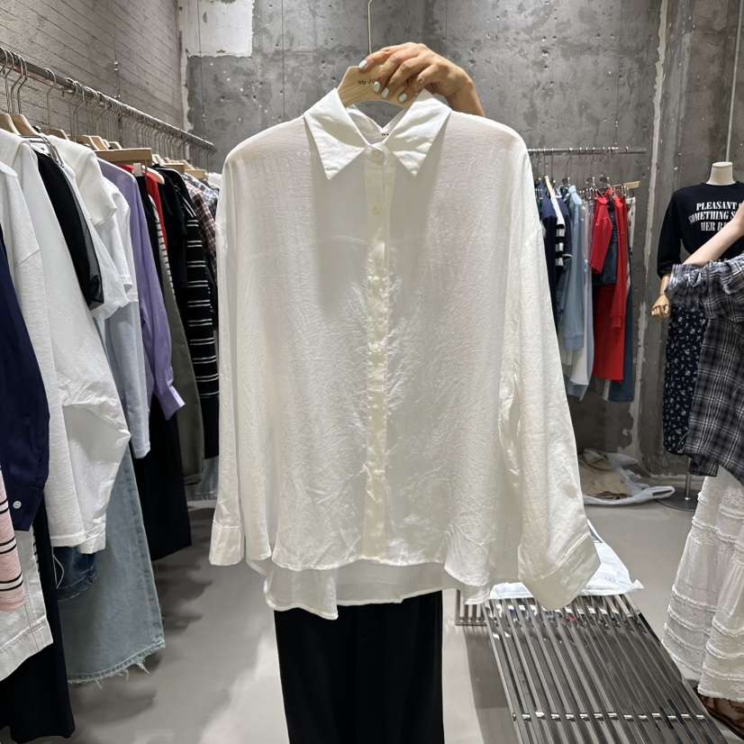 JUNI韓國直郵㊣東大門實拍女裝新品25春夏熱賣推薦襯衫蕾絲衫my juni襯衫/蕾絲衫