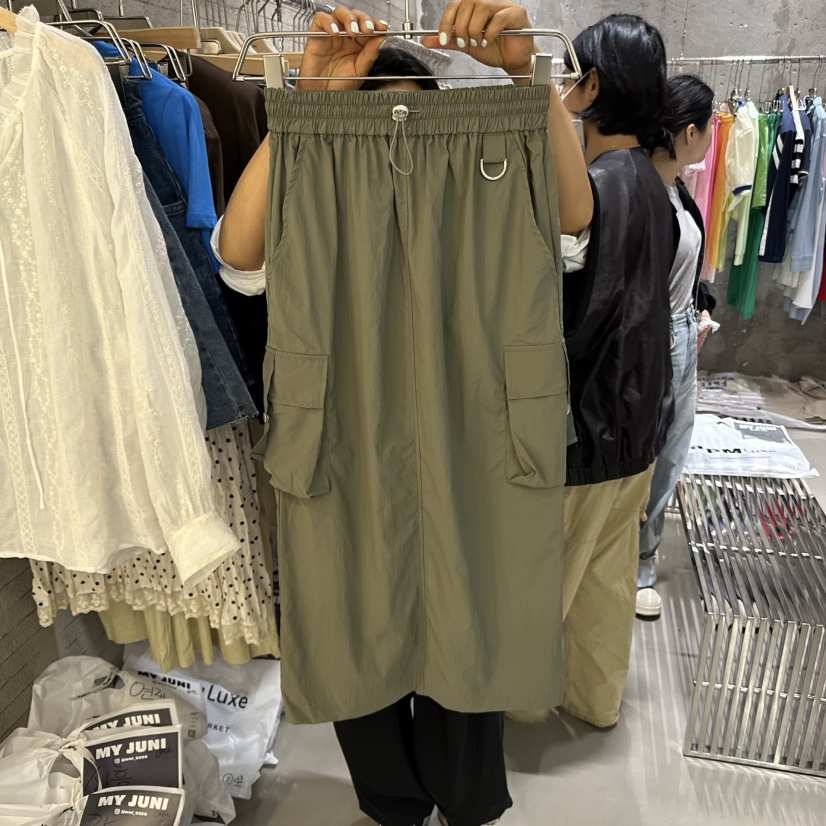 JUNI韓國㊣直郵東大門代購女裝新款時尚休閑人氣25春夏長裙my juni長裙
