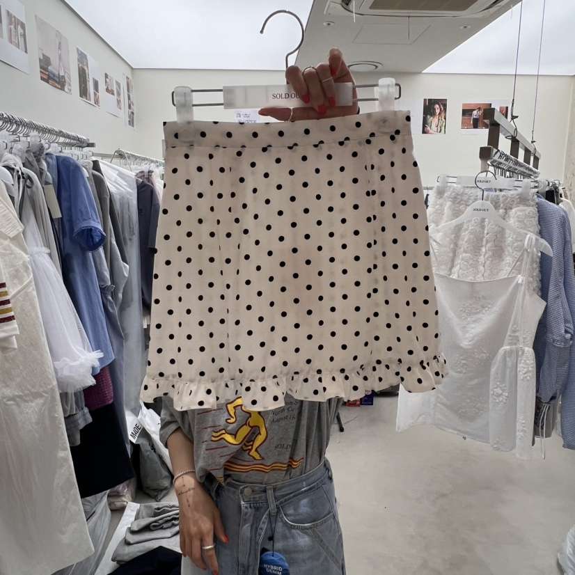SOLD OUT韓國直郵㊣女裝新品休閑熱賣時尚推薦人氣25春夏短裙SOLD OUT短裙