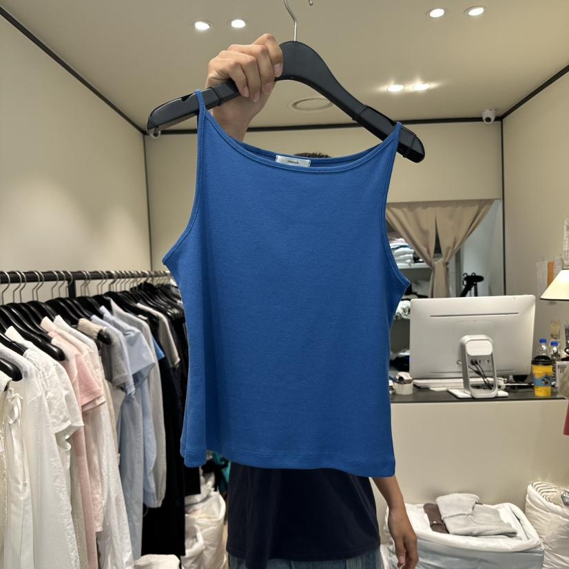 RE STOCK直郵韓國代購㊣女裝新款25春夏時尚熱賣休閑吊帶背心RE STOCK吊帶/背心