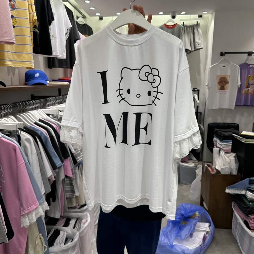 EVE韓國直郵㊣女裝新品25春夏休閑推薦人氣時尚熱賣T恤EVET恤