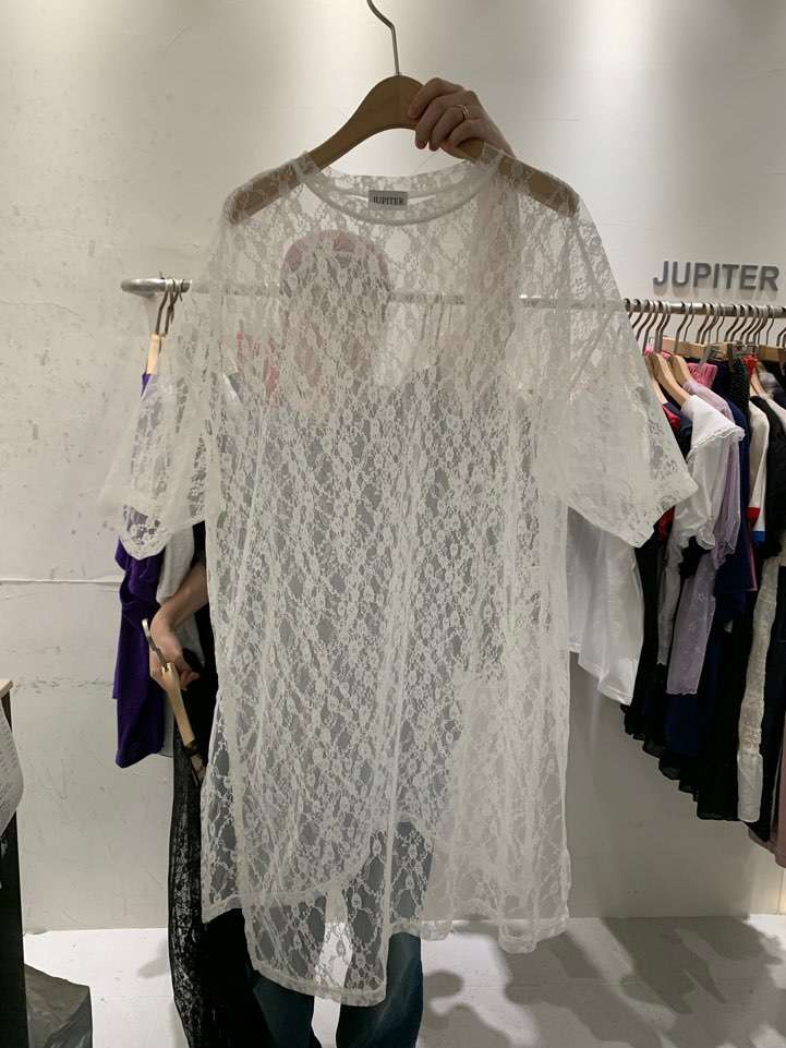 JUPITER韓國直郵㊣女裝新款休閑時尚熱賣推薦人氣連衣裙蕾絲JUPITER連衣裙