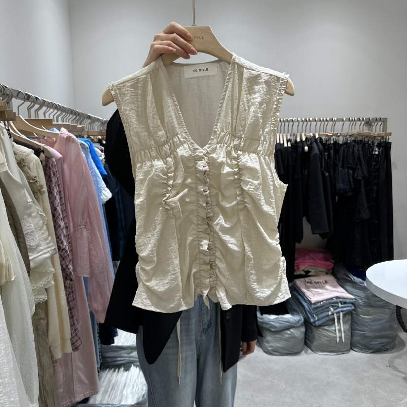 RE STYLE-Q韓國直郵㊣女裝新品人氣熱賣25春夏時尚吊帶背心RE STYLE吊帶/背心