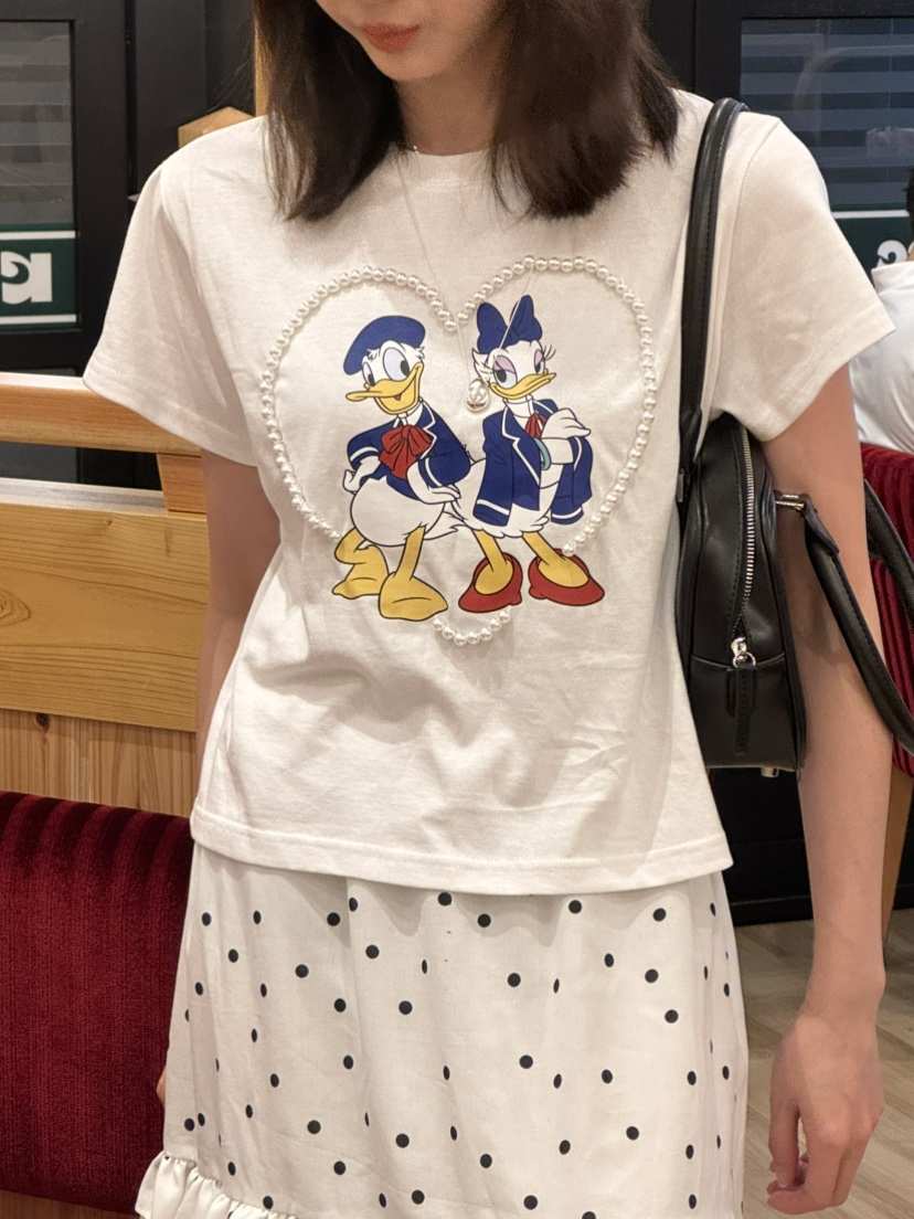 DE LINE韓國直郵㊣東大門實拍女裝新款休閑時尚人氣熱賣T恤DE LINET恤
