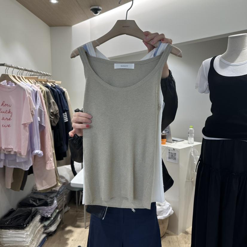 MARANT直郵韓國代購㊣女裝新款時尚推薦人氣熱賣休閑吊帶背心MARANT吊帶/背心
