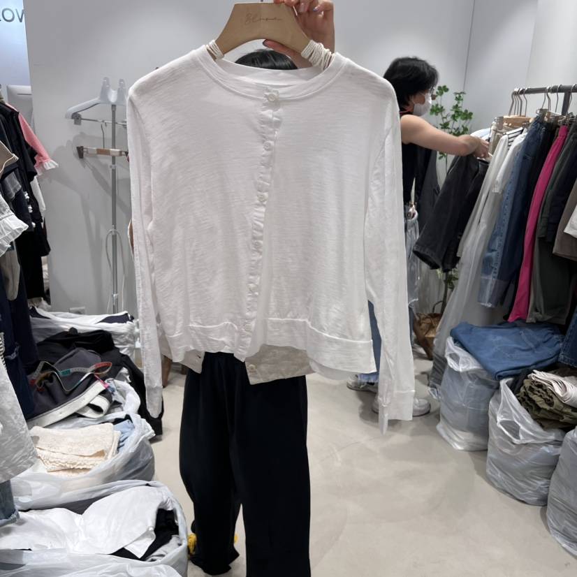 BLOOM韓國㊣直郵東大門代購女裝新品25春夏休閑熱賣長袖T恤BLOOM-S長袖T恤