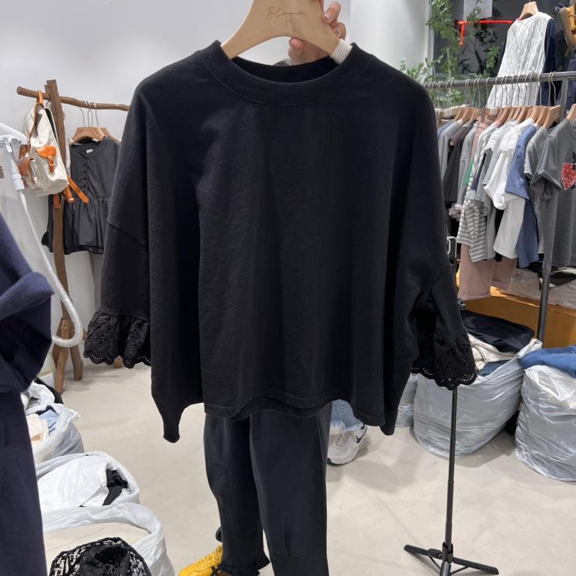 BLOOM直郵韓國代購㊣女裝新品人氣休閑時尚25春夏熱賣長袖T恤BLOOM-S長袖T恤