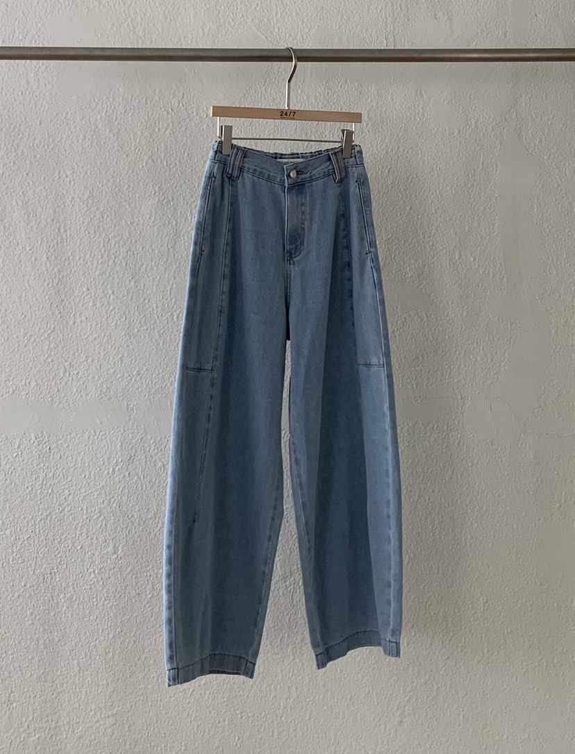 TWENTY FOUR SEVEN24-7東大門實拍女士新款真品25春夏牛仔褲TEWNTY FOUR SEVEN24-7牛仔褲