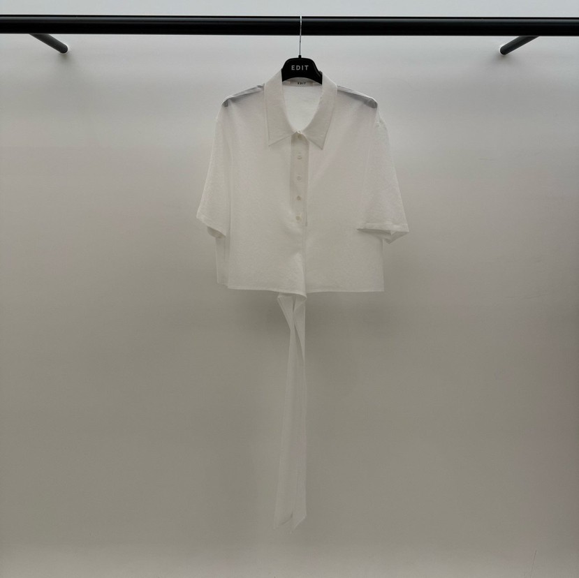 空東大門直郵女裝新品真品25春夏職業人氣時尚推薦襯衫蕾絲衫EDIT襯衫/蕾絲衫