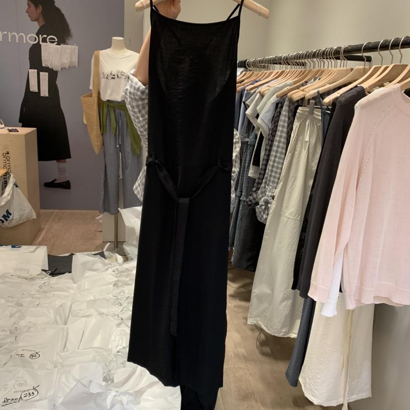 ORMORE韓國直郵㊣女裝新款推薦休閑人氣熱賣25春夏連衣裙含腰帶ORMORE連衣裙