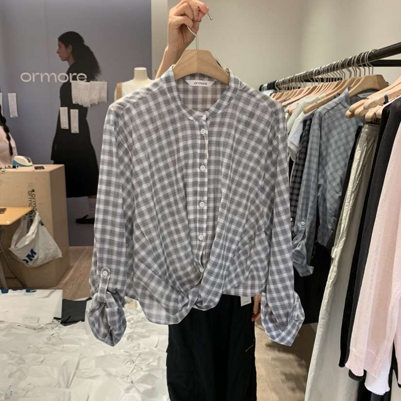 ORMORE韓國直郵㊣東大門實拍女裝新品時尚人氣25春夏襯衫蕾絲衫ORMORE襯衫/蕾絲衫